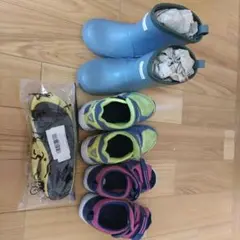 18から18.5ASICS キッズシューズ、サンダル　長靴　ウォータ―シュ―ズ