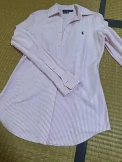 Polo Ralph Lauren ピンクストライプ シャツ XS