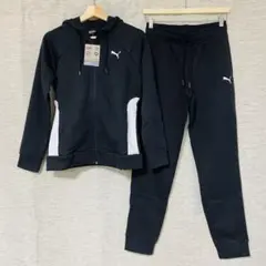 PUMA レディース 裏起毛ウォームアップ ジャージ上下セット Mサイズ