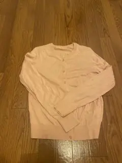 ピンク ニット カーディガン Mサイズ