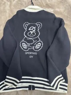 OPENYARD テディベア刺繍ニットセーター サイズ2