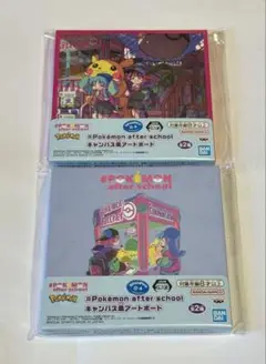 【新品　未開封】ポケモン/キャンバス風アートボード プライズ/ポケットモンスター