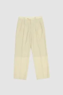 AURALEE TWO-TUCK SLACKS IVORY WHITE 4