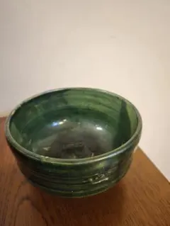真作保証】瀬戸焼 名工 加藤釥 造 蒼釉魚文 壺（共箱付）北山窯 花器