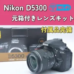 Nikon D5300☆望遠＆標準レンズ☆Wi-Fiで写真をスマホに☆すぐ使える