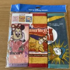 ディズニー ミニタオル3枚セット