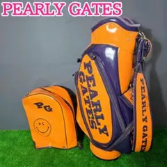 PEARLY GATES パーリーゲイツ 89スマイル キャディバッグ オレンジ