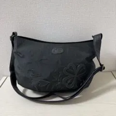 【新品同様】IBIZA イビザ　ショルダーバッグ　モスグリーン　ナイロン×レザー