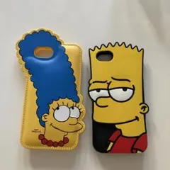 ザ・シンプソンズ iPhoneSEケース 2個セット