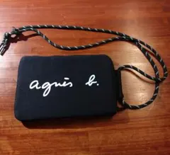 agnis b. サコッシュ ブラック