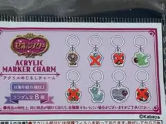 セリア　セボンスター　アクリルめじるしチャーム　4個セット