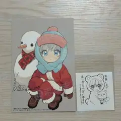 特典のみ★継母の心得　2　イラストカード(両面)＆イラストペーパー　紀伊國屋
