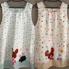 くまのがっこうエプロン2点セット保育士すてきな先生