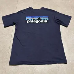 Patagonia パタゴニア　半袖　tシャツ　紺　ネイビー　ロゴ　M
