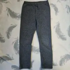 ユニクロ　未使用　グレー　フリースレギンス　10分丈 120cm