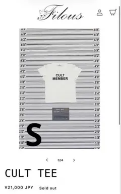 Filous CULT MEMBER Tシャツ MIKADO着用 - メルカリ