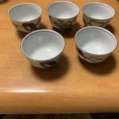橘吉、湯呑み．新品未使用．5個。