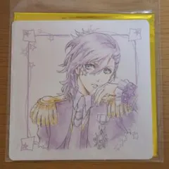 うたプリ　マジLOVEキングダム入場特典色紙　美風藍