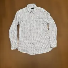 COMME CA ISM 花柄シャツ Lサイズ