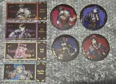 にじさんじ アニメイトカフェ 箔押しチケットカード 特典コースター　まとめ売り