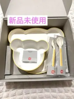 tak .クマ型ベビー用食器セット
