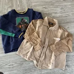 XLARGE KIDS トレーナー・シャツ 2枚セット