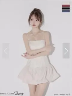 ROBE&FLEURS Glossy Sサイズ ドレス