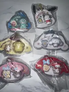 サンリオキャラクターズ パッケージチャーム6個セット