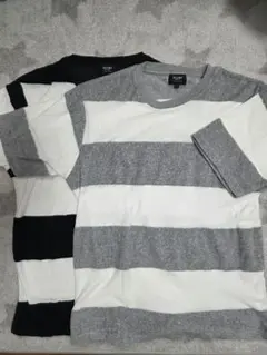 BEAMS HEART ストライプ Tシャツ2枚 サイズL