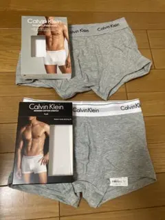 新品Calvin Klein カルバンクライン ボクサーパンツ S グレー 2枚のサムネイル