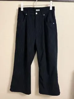 ジエダ　ストライプワイドワンタックパンツのサムネイル