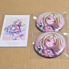 赤松楓 天使と悪魔 イラストカード 缶バッジ