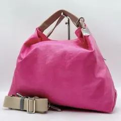 FURLA 2way ハンドバッグ ホーボー レザー ピンク f953
