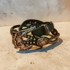 NOCONA ノコナ　レザーベルト ウエスタンブラック レザー