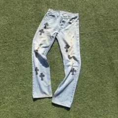 USA製 Levi’s 501 W30 ダメージデニムのサムネイル