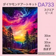 DA733★ダイヤモンドアートキット★スクエアビーズ