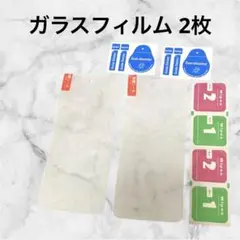 Android用 2枚 ガラスフィルム 画面保護シート 透明