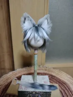 セリアドールベビー用ウィッグ　山猫