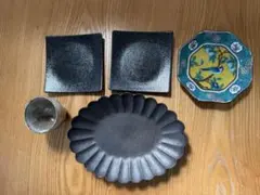 高島大樹　黒釉輪花皿 高島大樹さんの輪花皿は「こうして作る」のです - 百福