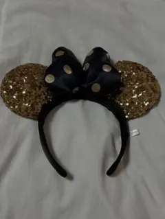 ミニーマウス風スパンコールカチューシャ