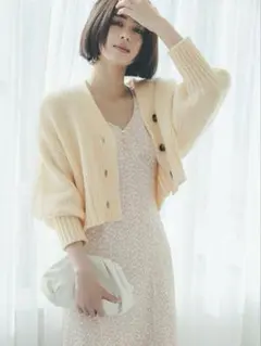 SNIDEL ローゲージカーディガン