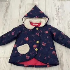 ダウンコート 水色