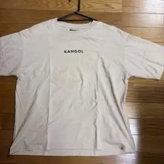 KANGOL Tシャツ ベージュ バックロゴのサムネイル