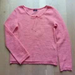 【モヘヤニット】i.n.e-nouie　モヘヤニット/ウールマーク付き・Мサイズ