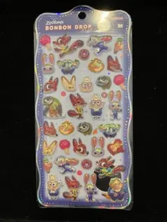 【正規品】ズートピア ボンボンドロップシール　ちゅるきら