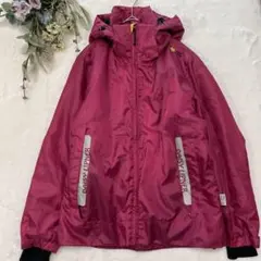 【DAISY LIPNER】ピンク フード付きナイロンジャケット M a1505のサムネイル