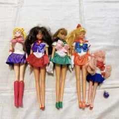 美少女戦士セーラームーン 人形 5体まとめ売り 当時品