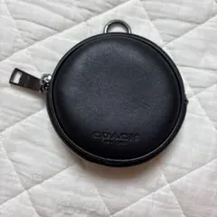 COACH ラウンド イヤホンケース ブラック
