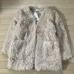 3.3 アズールバイマウジー 新品未使用 ボアフリースジャケット モコモコ M