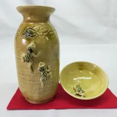 黄瀬戸徳利 御本瓶【江戸後期】 黄瀬戸徳利 御本瓶【江戸後期】